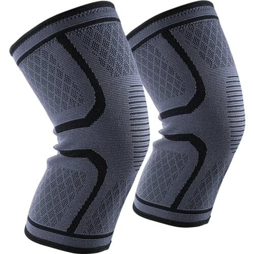 Ship from USA Elastic Knee Pad Sports Fitness Kneepad Gym Gear Patella Running Basketball Volleyball Tennis Knee Brace Support