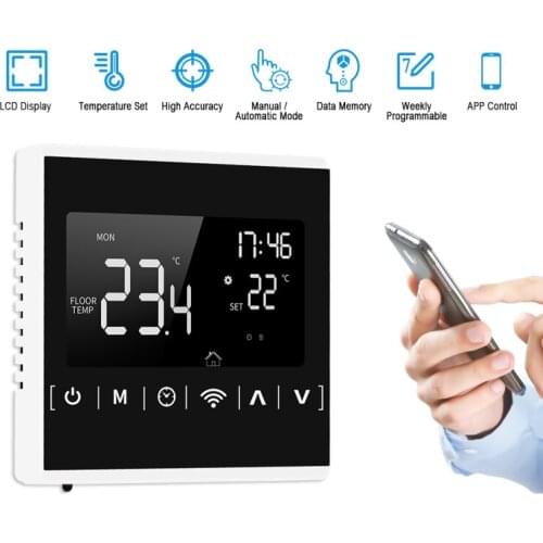 Tuya WiFi Smart Thermostat Electric Floor Heating Water/Gas Boiler Temperature Remote Controller Work With Google Home/Alexa