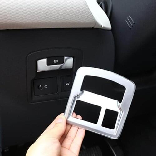 Trunk rear door dashboad consel park P button switch decorative cover trim sticker for range rover vevlar Interior Accessories