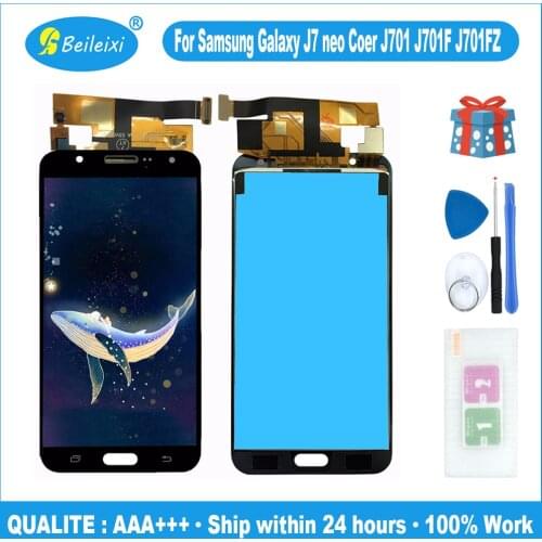 For Samsung Galaxy J7 neo Coer J701 J701F J701FZ J701M J701DS LCD Display Touch Screen Digitizer Assembly Replacement
