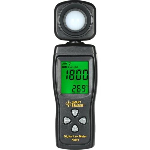 0-200000 Lux Digital Lux Meter LCD Display Handheld Illuminometer Luminometer Photometer Luxmeter Light Meter