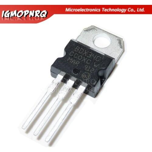 10pcs Three tube BDX34C to-220 Complementary Darlington Transistors new original