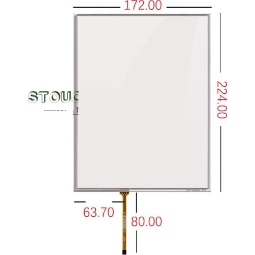 172*224 original new 10.4''inch touch screen LQ104V1DG52 / DG51 / 21/59 / LQ10D367 / 36A external screen ST-104001
