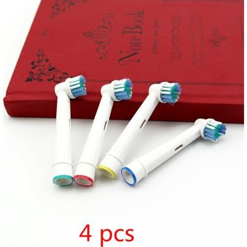 4 pcs Electric Tooth Brush Heads Replacement For Oral B Soft Bristle,Vitality Dual Clean/Professional Care SmartSeries