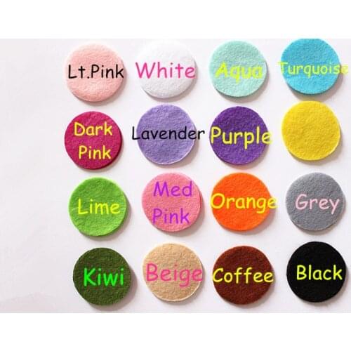DIY 2CM Felt circle Round fabric pads accessory, fabric flower accessories for hair flower 1000PCS