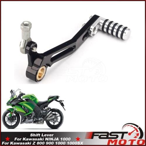 Accessories Left Side Shifter Lever Motorcycle Shift Gear Pedal Cafe Racer For Kawasaki Z 800 900 1000 1000SX NINJA 1000 2010-UP