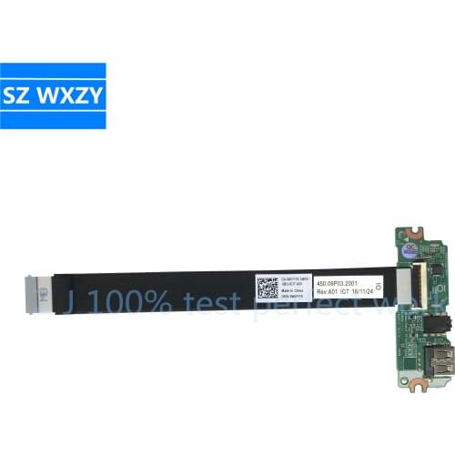 Original For DELL Inspiron 3468 3467 3567 3568 Laptop USB Audio board With Cable WVYY9 0WVYY9 0M223W 100% Tested Fast Ship