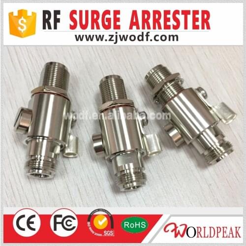 Free shipping 1pcs rf lightning protector with N female to N female bulkhead connector N jack to jack bulkhead surge arrester