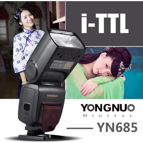 YONGNUO YN685 Wireless 2.4G HSS TTL/iTTL Flash Speedlite for Canon Nikon D750 D810 D7200 D610 D7000 DSLR Camera Flash Speedlite