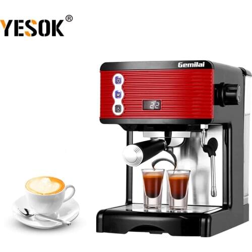 CRM3601 Household Espresso Coffee Machine 15bar Semi-Automatic Milk froth Pump Pressure Coffee Machine 1450W
