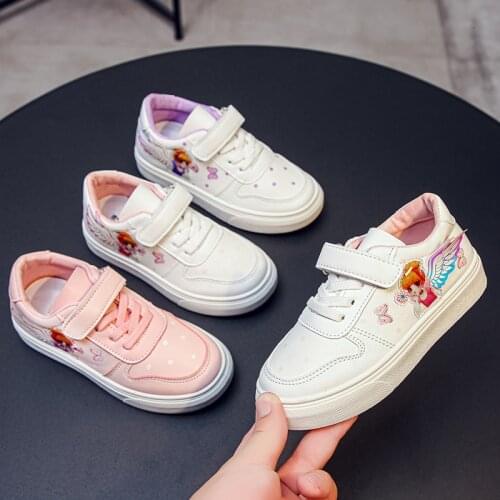 Patchwork Kids Sneakers for Girls 2021 New Boys Sports Shoes for Children 26-37 Years Old Sneakers Flat Heel Causal Shoes E04112