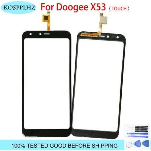 For doogee x53 Original TP Touch Panel Perfect Repair Parts +Tools 100% tested Touch Screen 5.3inch For doogee x 53