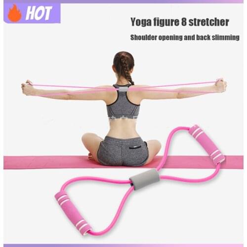 Household Open Shoulder And Pull Back Training Device With Figure Eight Tension Rope -40