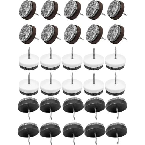 Felt Nail 10PCS Round Heavy Duty Anti-Sliding Felt Pad Stool Foot Protective Furniture Set approving