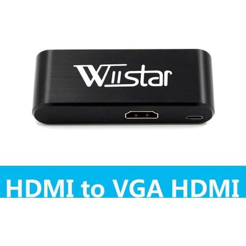 HDMI to VGA HDMI 3.5 mm Audio1080P60HZ HDMI Splitter converter Adapter