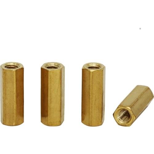 M3 M3*7 M3x7 M3*4 M3x4 Dual Nut Brass Female To Female PCB Isolation Column Hex Hexagon Pillar Spacer Standoff Stand off