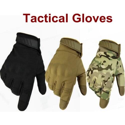 Mens Outdoor Climbing Cycling Gloves Hiking Hunting Camping Training Gloves Waterproof Touch Screen Mittens Tactical Gloves