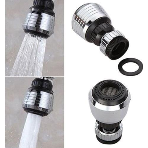 360 Degree Rotating Faucet Filter Tip Water Bubbler Faucet Anti-splash Economizer Kitchen Supplies