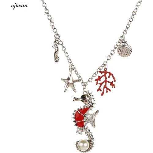 Женские ожерелья из жемчуга Ojiwan China At AliExpress