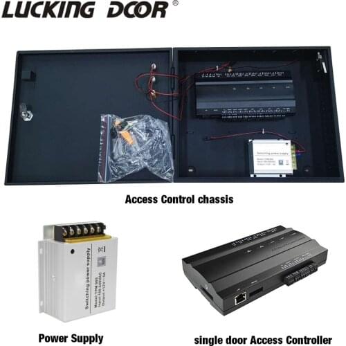 Tcp/Ip Access Control Board Panel with Back Up battery Function 5A Power Box suitable for 1/2/4 door access control system