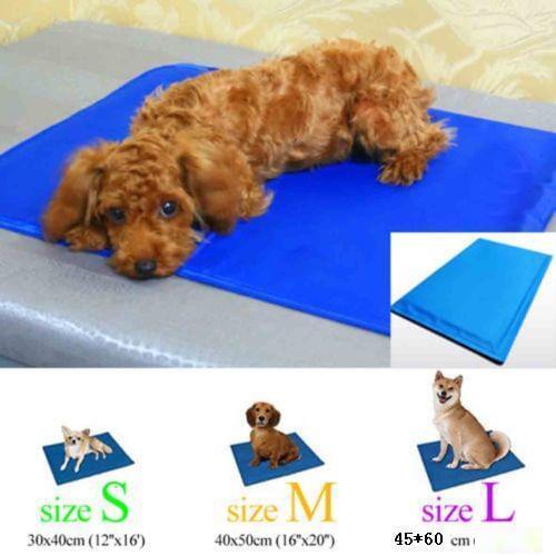 Pet Dog Cat Pad Bed Cooler Mat Cool Cushion Seat