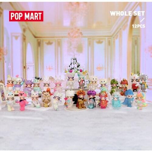 POP MART Whole Box Molly x Instinctoy Erosion Molly Costume Series Blind Box Cute Action Kawaii animal toy figures