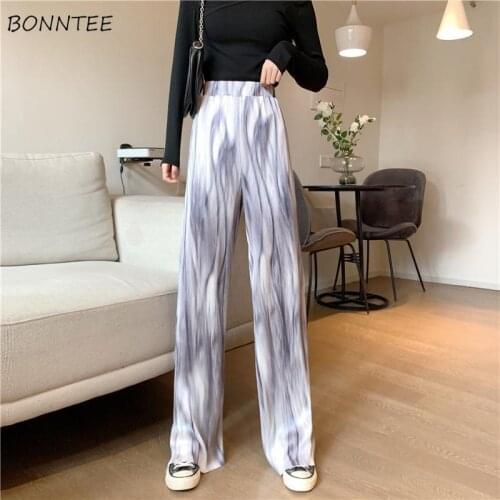 Casual Pants Women Harajuku Loose Spring All-match Popular Oversized Full Length Baggy Students Aesthetic Chic Wide Leg Ulzzang