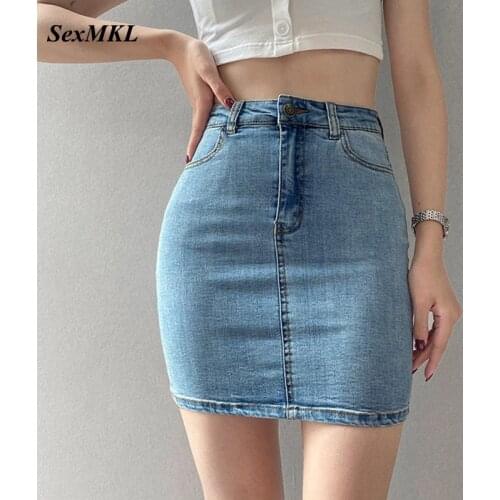 SexMKL Denim Pencil Skirts