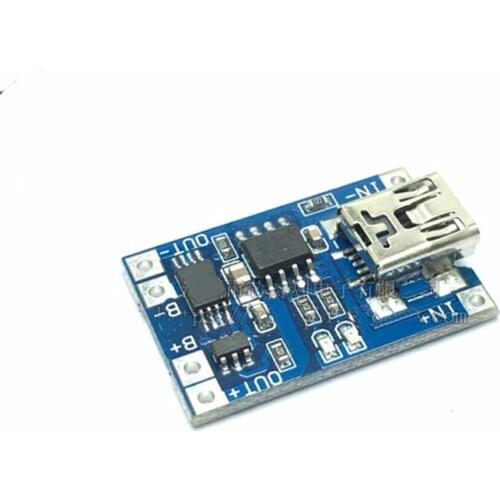 TP4056 1A lithium battery charging and protection integrated plate 10pcs/lot charging protection two-in-one module MINI