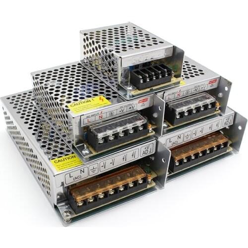 Lighting Transformers,DC 5V 12V 24V 36V Power Supply Adapter,5 12 24 36 V 1A 2A 3A 5A 6A 8A 10A 15A 20A LED Driver LED Strip Lab