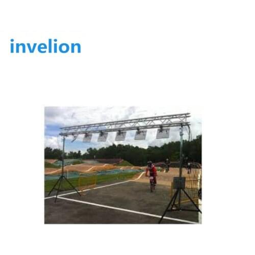 Uhf rfid cycling timing system rs232 TCP/IP rfid fixed reader 4 ports mutiple tag reading with 4pcs high gain 9.2dbi antenna