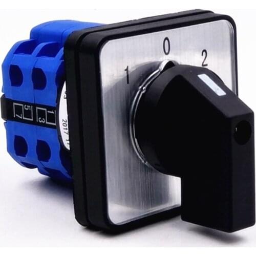 Highly versatile change-over switch LW26-20/2 Universal switch 3 gears 2 joints 20A dual power switch cutoff switch