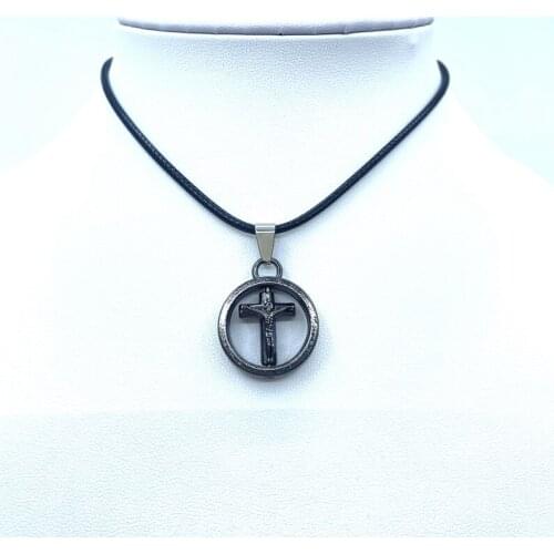 Fashion Jewelry Titanium Steel Womens Sweater Chain Necklace Mens Jesus Pendant Halloween Couple Gift Jewelry