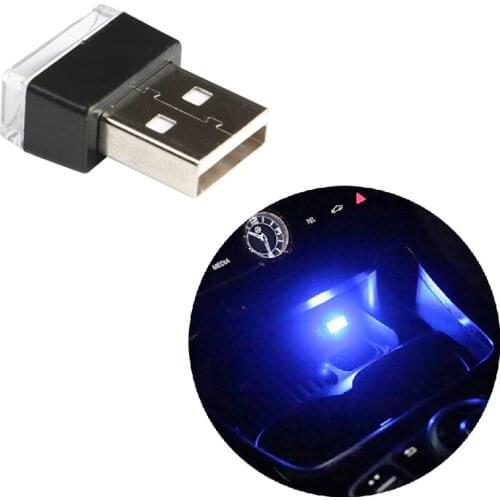 1pcs Car-Styling USB Atmosphere LED Light Car Accessories for Subaru Forester Outback Legacy Impreza XV BRZ