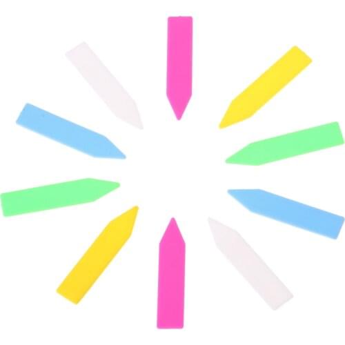 100Pcs Plastic Plant Tags Waterproof Garden Plant Labels Pot Marker Multicolor Seed Labels Pot Marker Plant Name Tags Plant