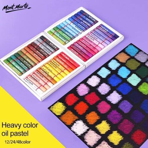 48 Colors Oil Pastel Crayons For Student Non-toxic Graffiti Soft Pastel Painting Pen School Stationery Children Waxes Kids Gift