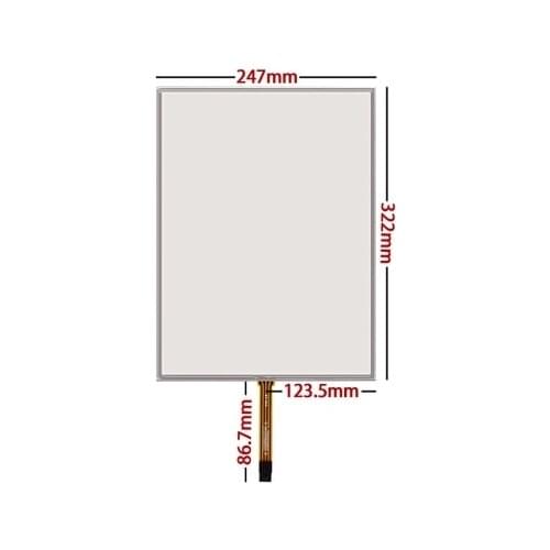 247*322 mm 322*247 mm New 15.1 inch touch screen 4 line and 5 line resistive touch panel with USB drive card kit