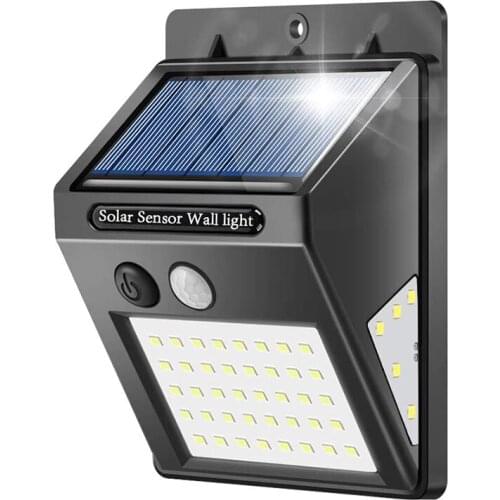 3 Mode Waterproof 120 140 LED Solar Motion Sensor Lights Outdoor Street for Garden Decor Sunlight Solar Powered Wall Lamp 1-4pcs