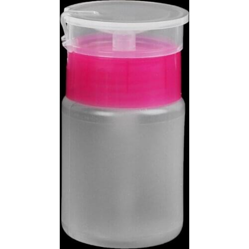 70ml Nail Art Clear Empty Pump Dispenser Cleanser Bottle Manicure Press Bottles U2JD