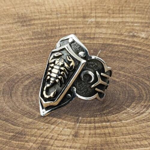 925 Sterling Silver Scorpion With the Thumb Thumb Ring in Traditional ring