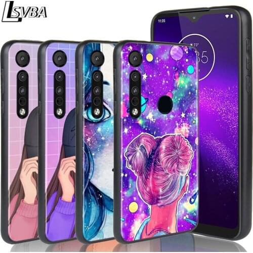 Urban Girl Sad Kiss For Motorola G9 G8 G Power Lite One Fusion Hyper E7 E6 Edge 5G Plus Play Phone Case