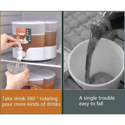 Juice Container with Spigot for Cold Drinks Fruit Teapots and Lemonade Bucket