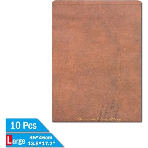 10 pcs large retro kraft paper Envelopes clothing bag party gift vintage Zakka Envelope for jeans office store business supply