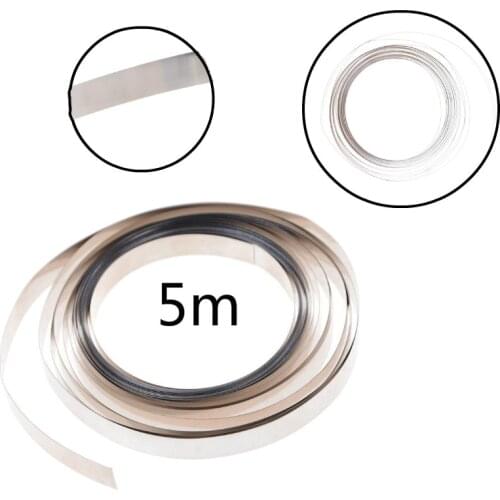 New 500cm 8mm x 0.1mm Pure Nickel Strip Tape For For 18650 AAA AA Battery Spot Welding Compatible For Spot Welder Machine