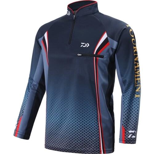 New Outdoor Sportswear Fishing Shirt Anti-UV Hiking Fishing Vest Quick Dry Breathable DAIWA Fishing Clothes Sport Jacket