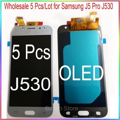 Wholesale 5 Pcs/Lot for Samsung J5 2017 J530 J5 PRO LCD Screen display with touch Digitizer assembly