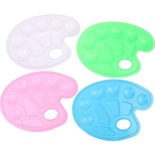 1pc Painting Plastic Palette Drawing Tray Color Palette DIY Art Supplies for Kids school accessories 23*17.2cm