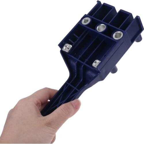 Handheld Woodworking Doweling Jig Drill Guide Wood Dowel Drilling Hole Saw Accessories Template Wood Drilling Dowelling