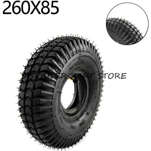 260x85 Tire and Inner Tube For Knobby Scooter ATV and Go Kart Tire and Tube Motor Tire