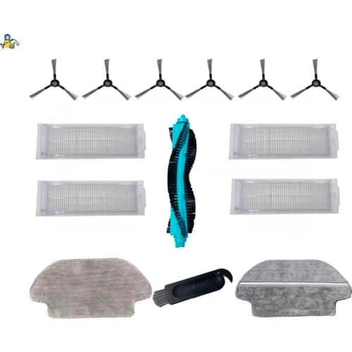 Brush rags Roller HEPA filter for Xiaomi Mop P Viomi V2 Pro V3 SE V-RVCLM21B Mijia STYJ02YM STYTJ02YM Conga 3490 accessories